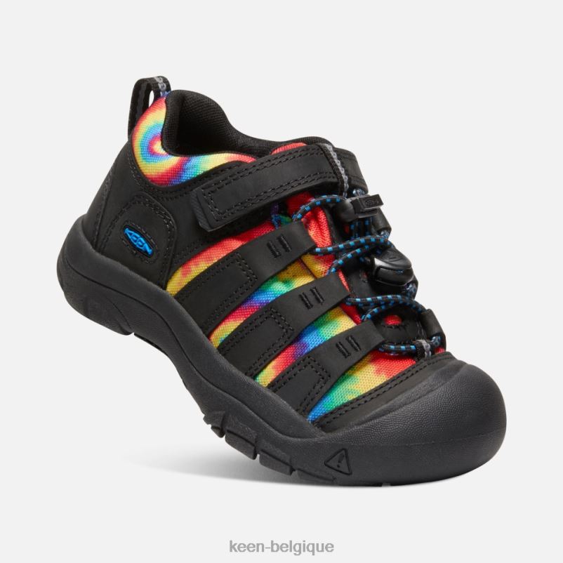 DLLD6592 Keen petite chaussure newport tie-dye noir-original enfants