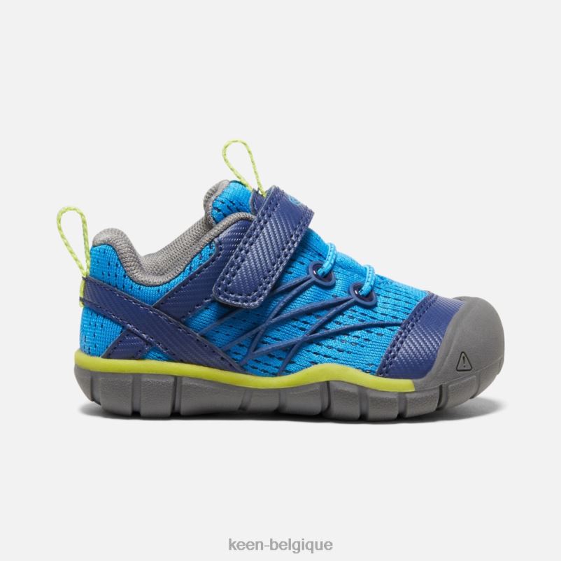 DLLD6593 Keen Chandler des tout-petits cnx profondeurs bleu-bleu brillantes enfants