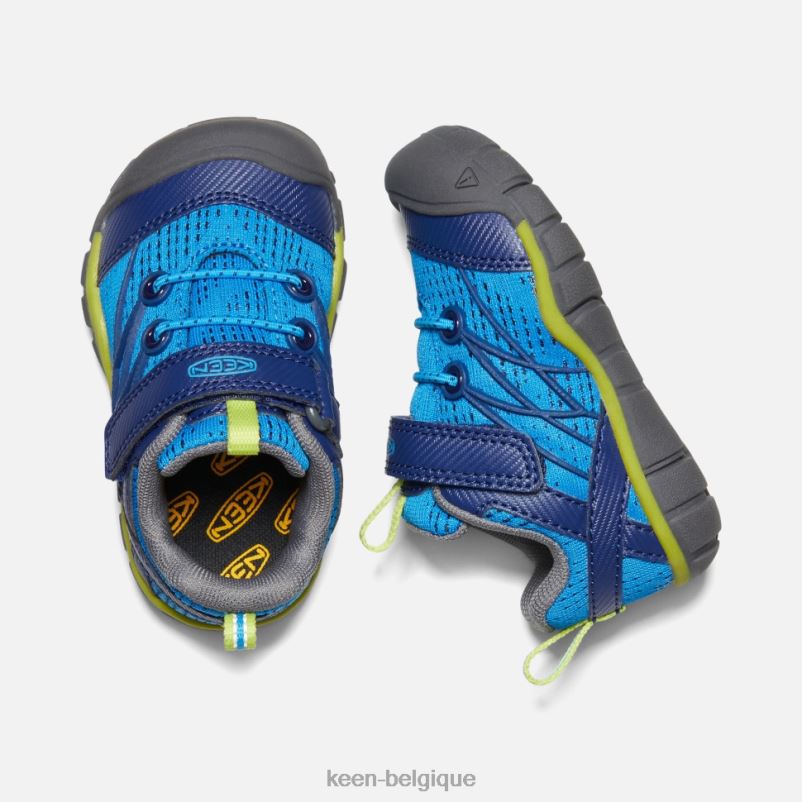 DLLD6593 Keen Chandler des tout-petits cnx profondeurs bleu-bleu brillantes enfants