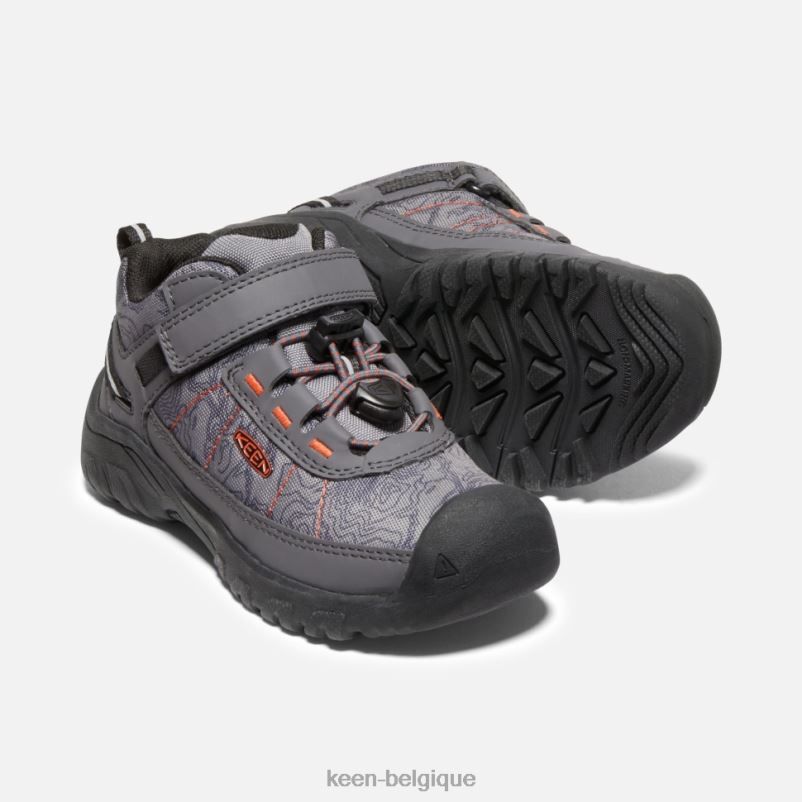 DLLD6531 Keen chaussure de sport à ventilation Little Targhee aimant-ibis écarlate enfants