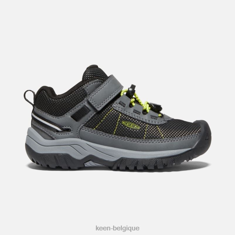 DLLD6536 Keen chaussure de sport à ventilation Little Targhee gris acier-onagre enfants