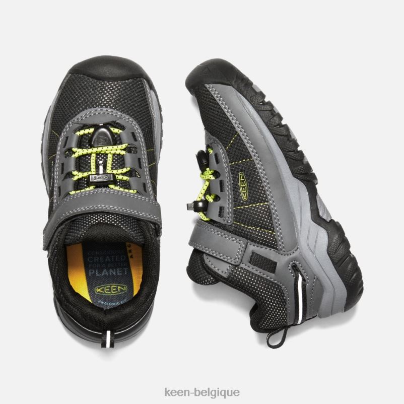 DLLD6536 Keen chaussure de sport à ventilation Little Targhee gris acier-onagre enfants