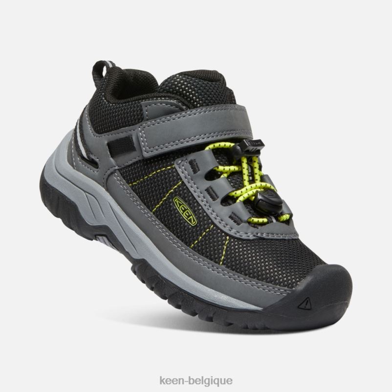 DLLD6536 Keen chaussure de sport à ventilation Little Targhee gris acier-onagre enfants