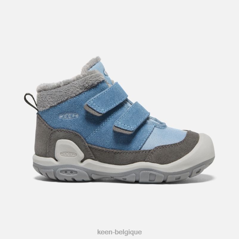 DLLD6539 Keen chukka à double bride Little'Knotch ombre bleue aimantée enfants