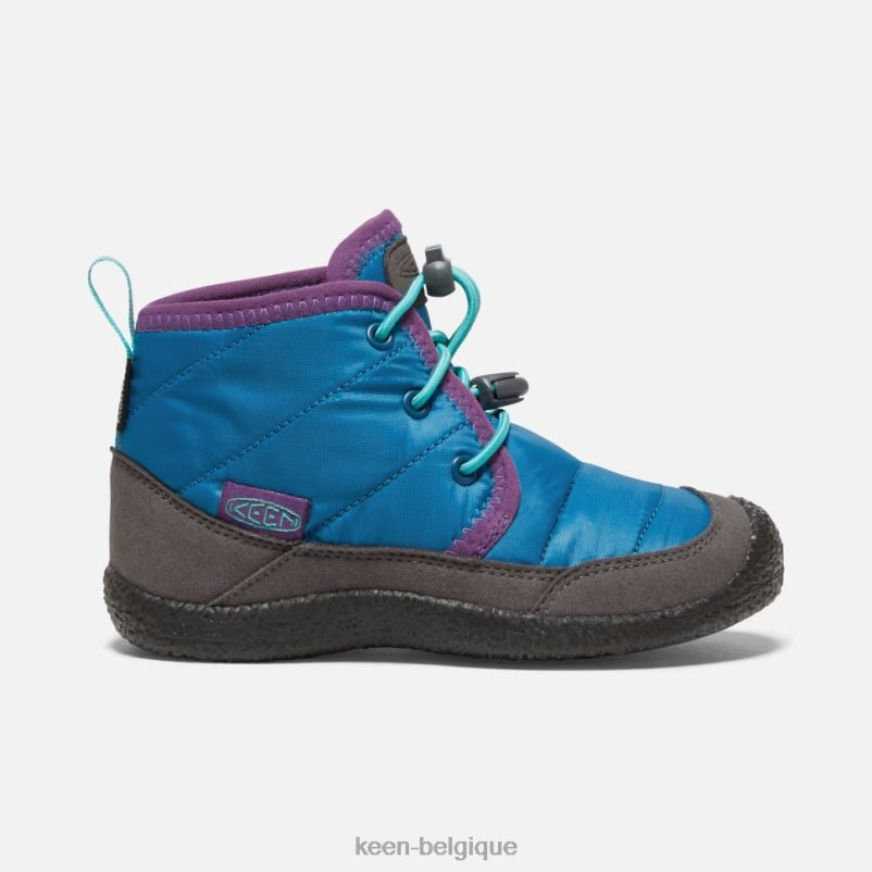 DLLD6560 Keen chukka imperméable Little'Howser II mykonos bleu-atlantide enfants