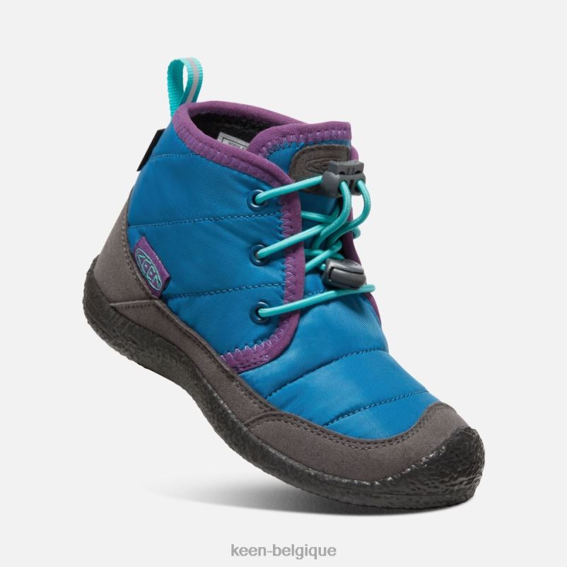 DLLD6560 Keen chukka imperméable Little\'Howser II mykonos bleu-atlantide enfants