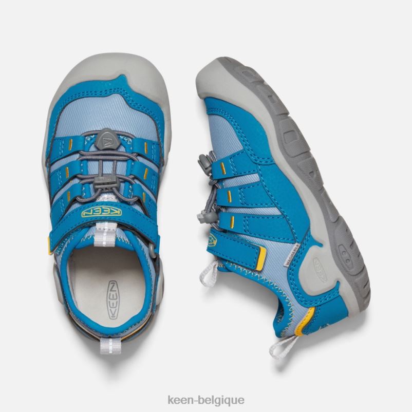 DLLD6562 Keen sneaker creuse Little\'Knotch ombre bleue-mykonos bleu enfants