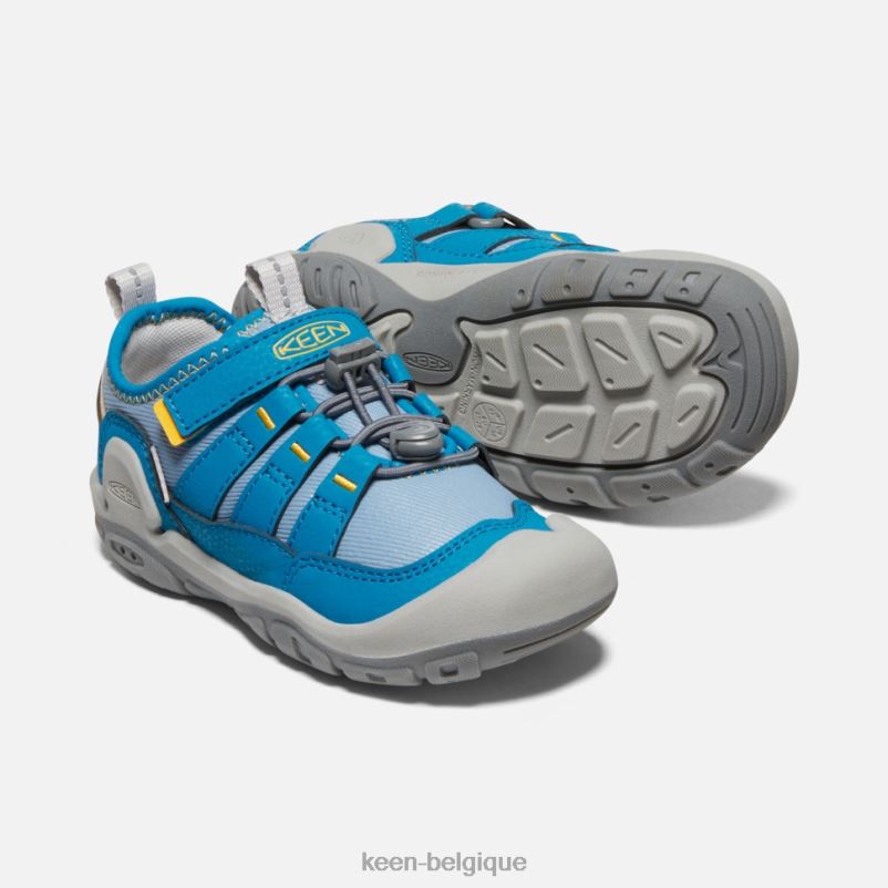 DLLD6562 Keen sneaker creuse Little\'Knotch ombre bleue-mykonos bleu enfants