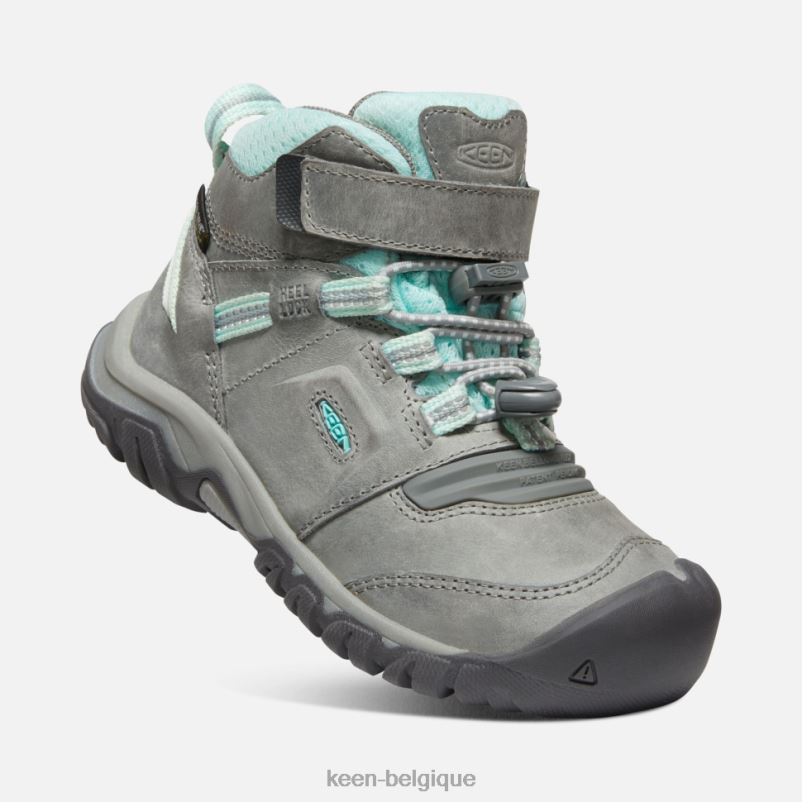 DLLD6598 Keen botte imperméable Little\' Ridge Flex teinte gris-bleu enfants