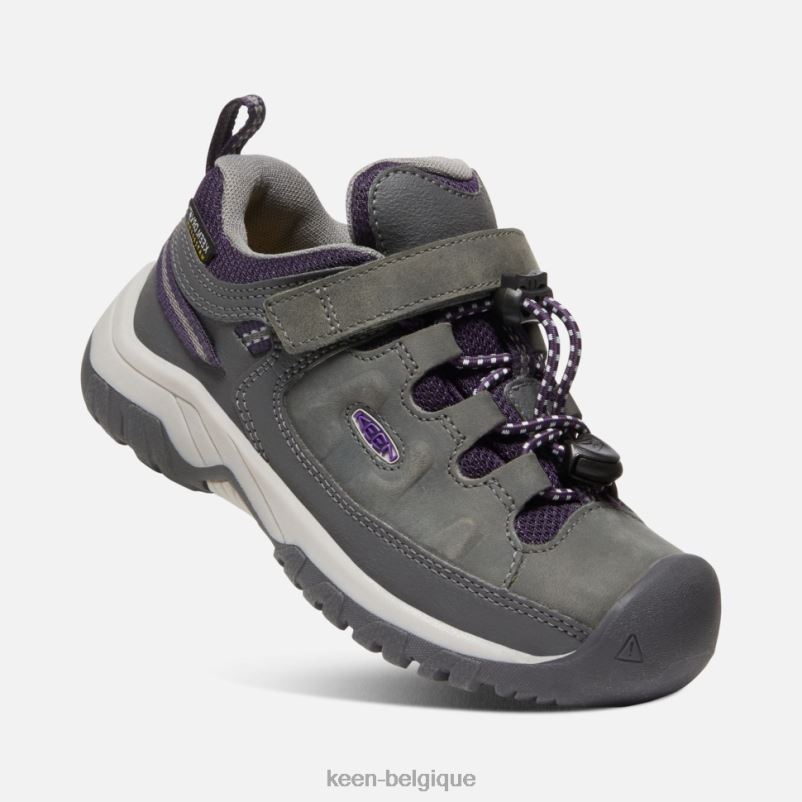 DLLD6603 Keen chaussure imperméable Little\'Targhee aimant-tillandsia violet enfants