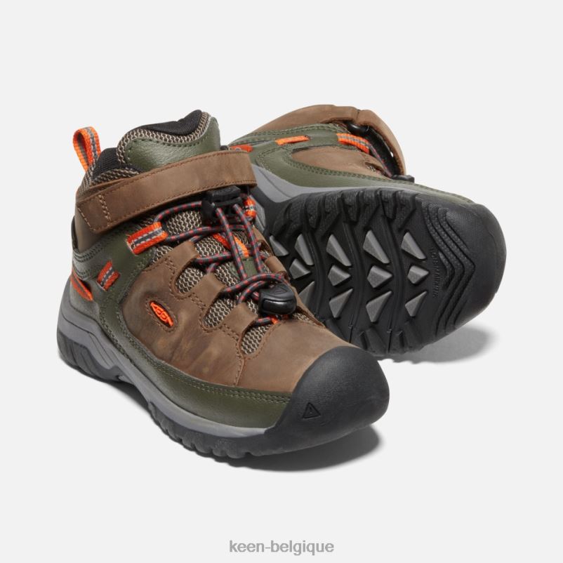 DLLD6605 Keen botte imperméable Little\'Targhee nuit sombre terre-forêt enfants