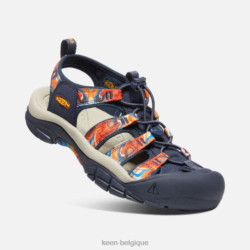 DLLD6407 Keen newport x extérieur afro orange-marine groovy femmes