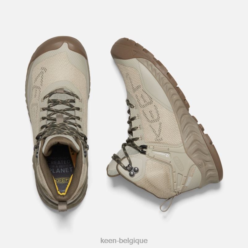 DLLD6169 Keen botte imperméable nxis evo plaza taupe-bringé femmes