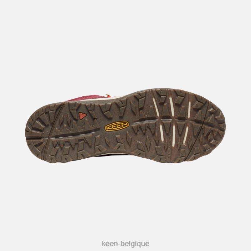 DLLD6180 Keen bottes de randonnée imperméables terradora ii confiture de rhubarbe femmes