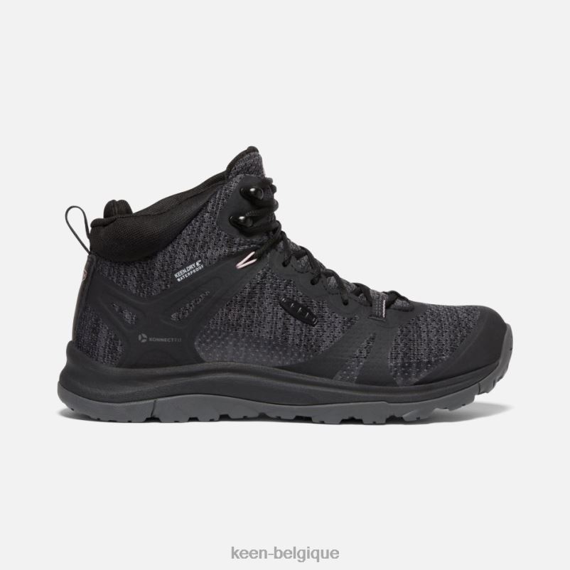 DLLD6183 Keen bottes de randonnée imperméables terradora ii aimant noir femmes