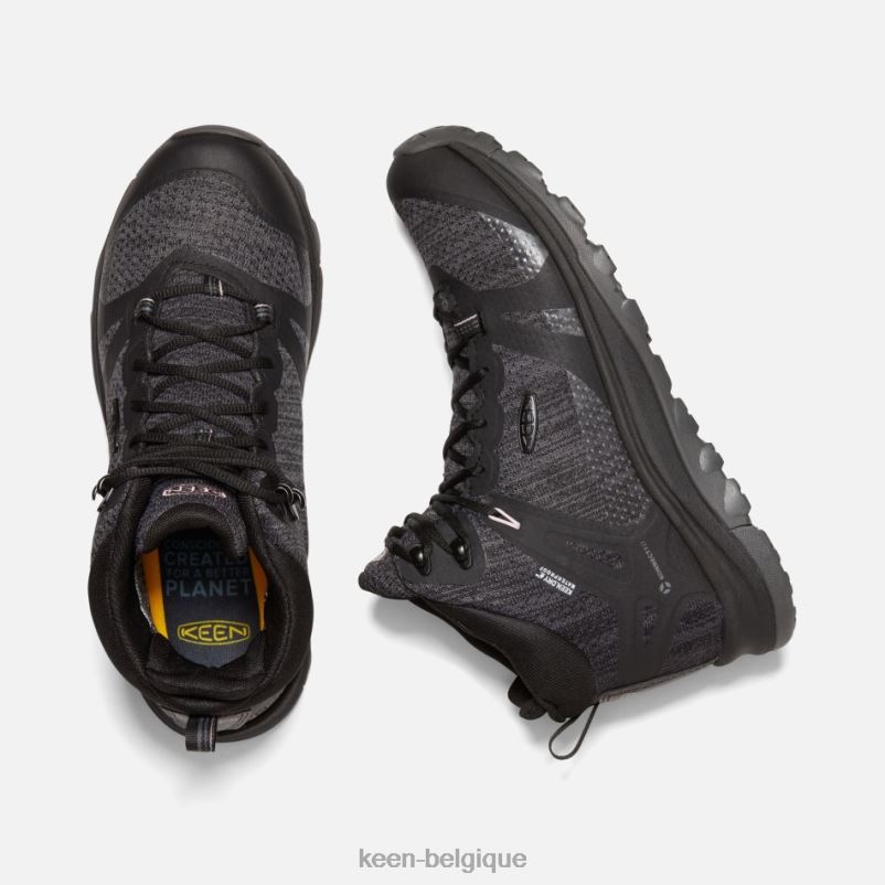 DLLD6183 Keen bottes de randonnée imperméables terradora ii aimant noir femmes