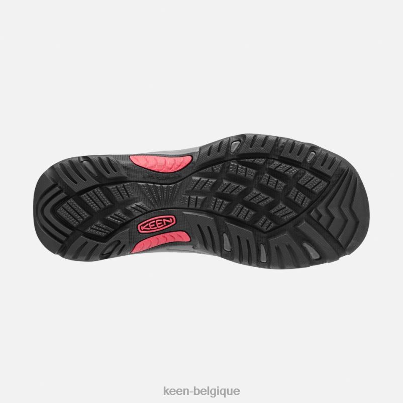 DLLD6185 Keen bottes de randonnée revel iii rose noire femmes