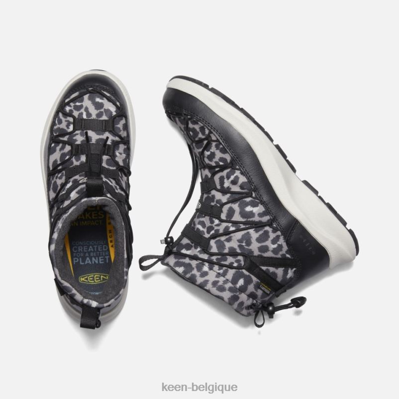DLLD6193 Keen chukka imperméable uneek snk ii bouleau argenté à imprimé animalier femmes