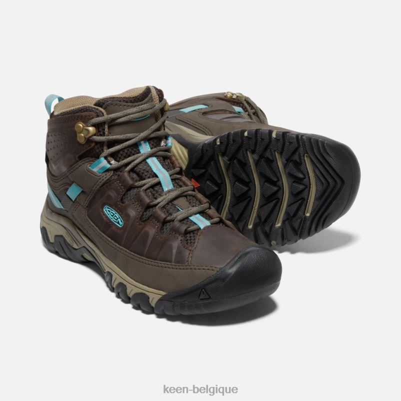 DLLD6329 Keen targhee iii imperméable mi grain de café-porcelaine femmes