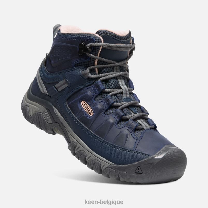 DLLD6359 Keen vintage indigo-pêche targhee iii imperméable mi vintage indigo-pêche vif femmes