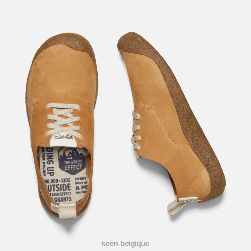 DLLD6113 Keen chaussure derby en cuir mosey pomme cannelle-bouleau femmes