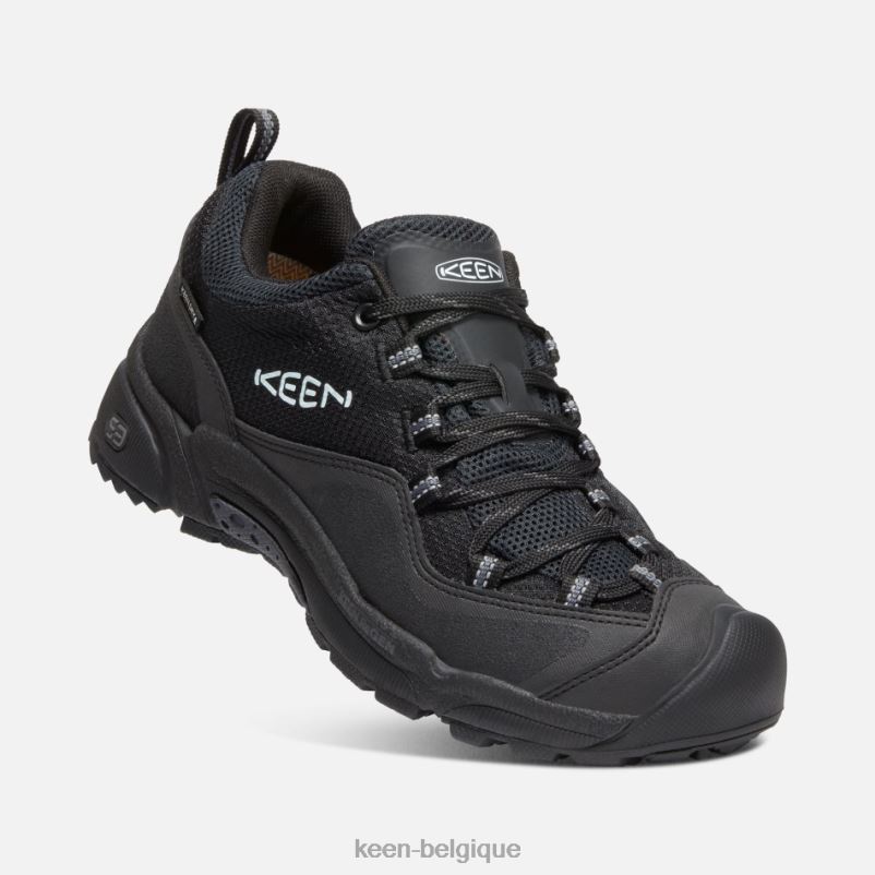 DLLD6116 Keen crête wasatch imperméable verre noir-bleu femmes