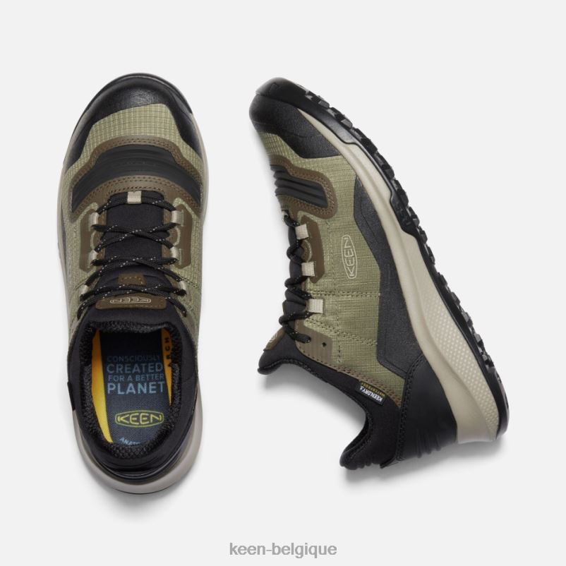 DLLD6119 Keen baskets imperméables tempo flex capulet olive-noir femmes