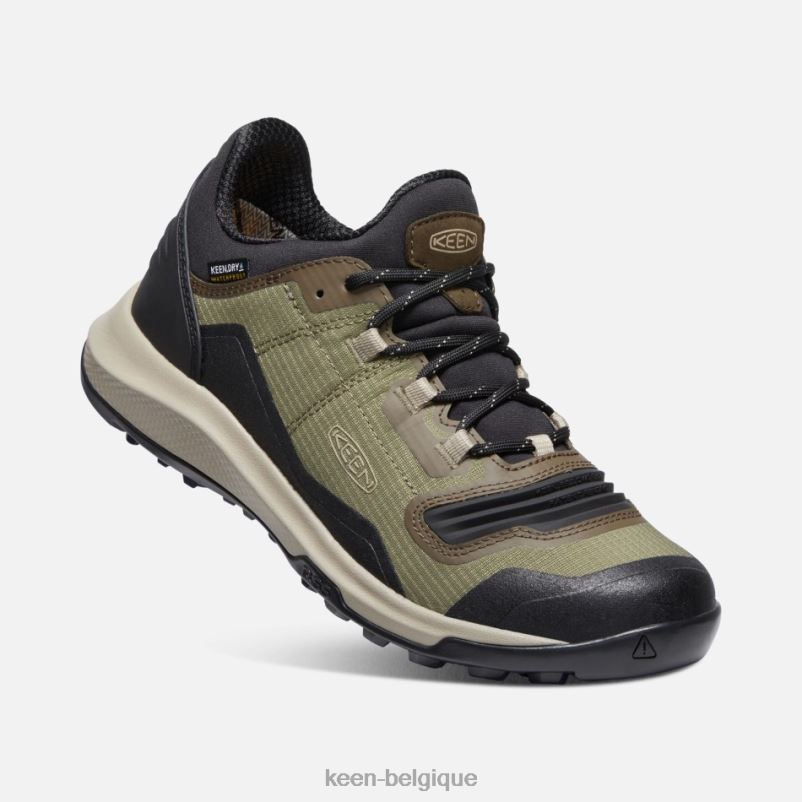 DLLD6119 Keen baskets imperméables tempo flex capulet olive-noir femmes