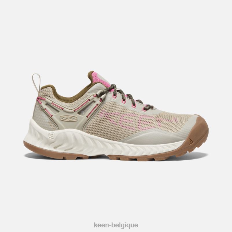 DLLD6134 Keen nouvelle chaussure imperméable nxis evo plaza taupe-ibis rose femmes