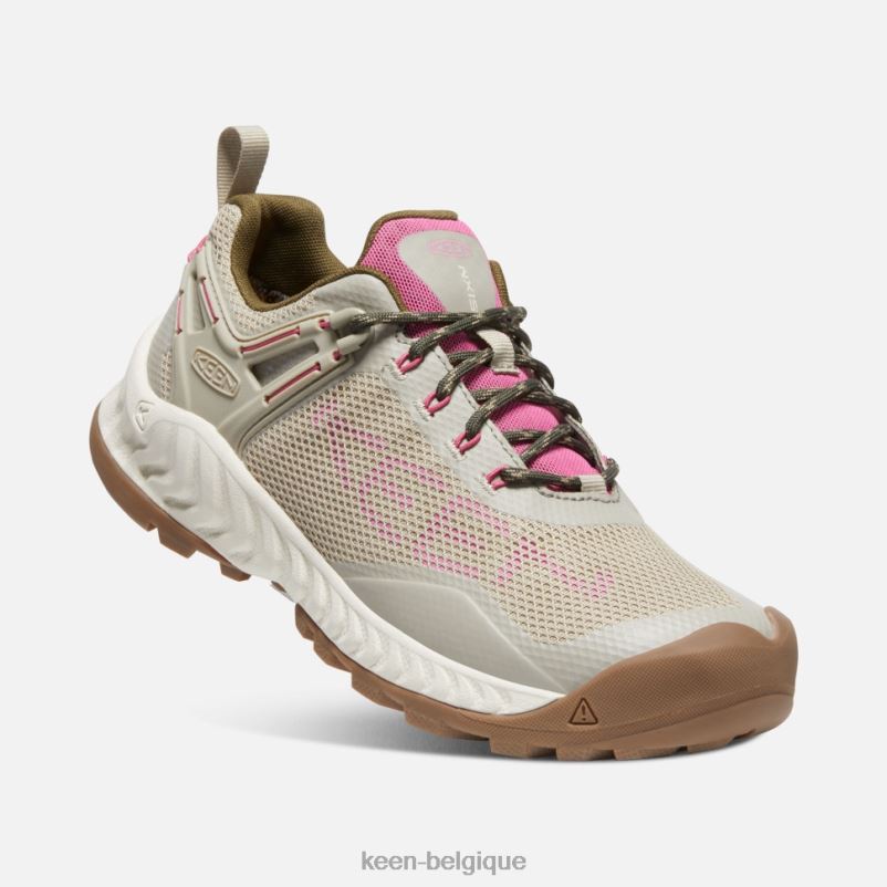 DLLD6134 Keen nouvelle chaussure imperméable nxis evo plaza taupe-ibis rose femmes