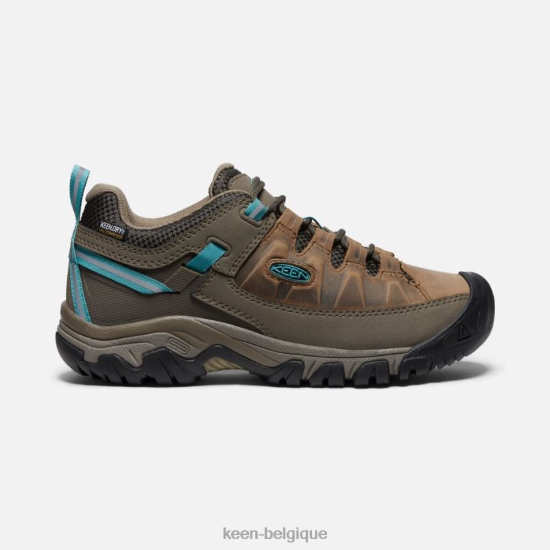 DLLD6152 Keen chaussures de randonnée imperméables targhee iii porcelaine de coco grillée femmes