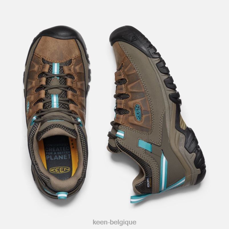 DLLD6152 Keen chaussures de randonnée imperméables targhee iii porcelaine de coco grillée femmes