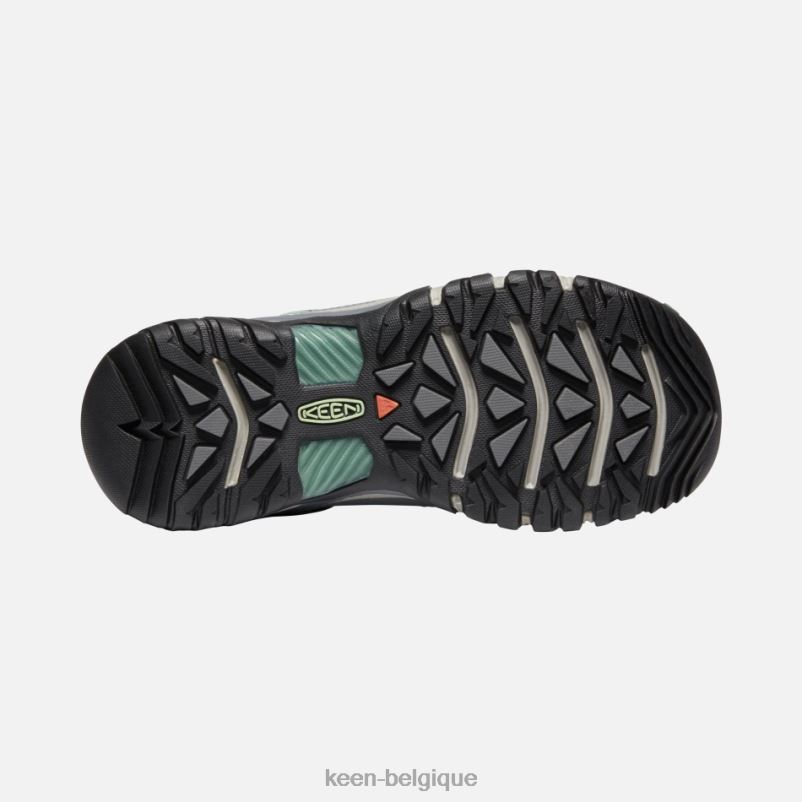 DLLD6153 Keen chaussures de randonnée imperméables targhee iii gradin-vert canard femmes