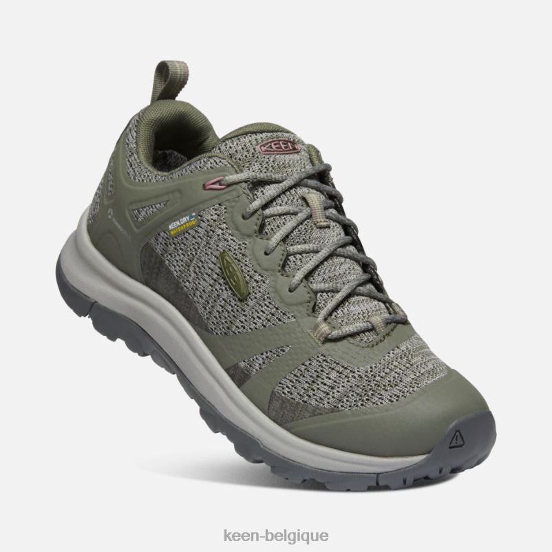 DLLD6157 Keen baskets de randonnée imperméables terradora ii rose poussiéreuse olive-nostalgie femmes