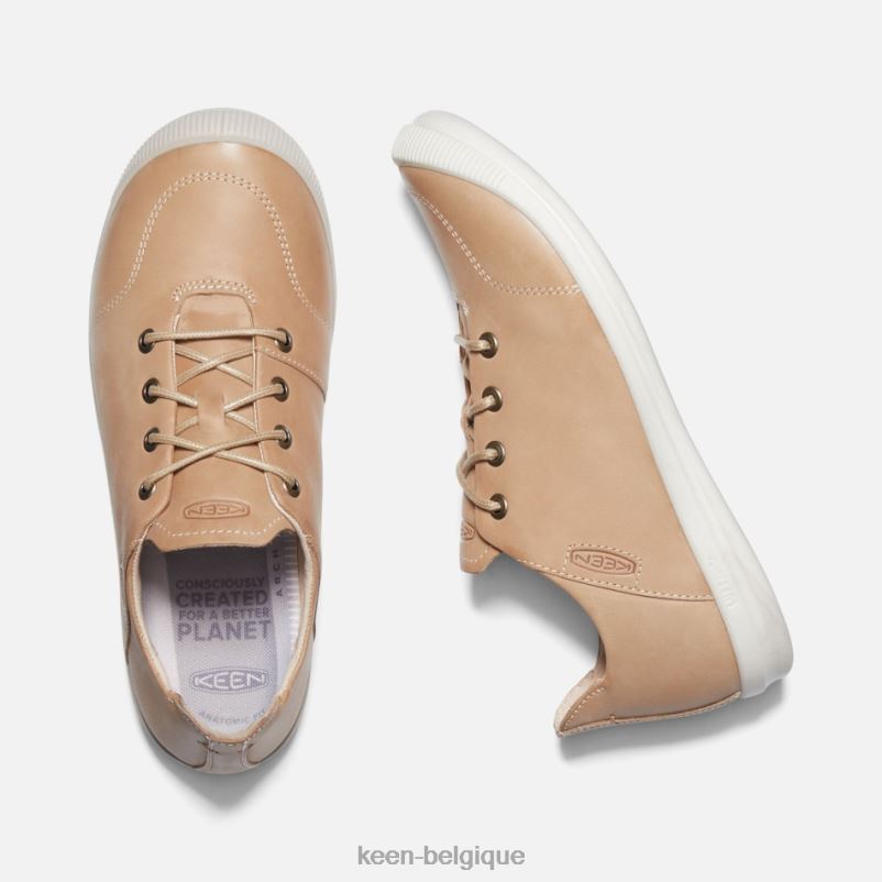 DLLD6162 Keen baskets décontractées lorelai ii poussière de brique beige femmes