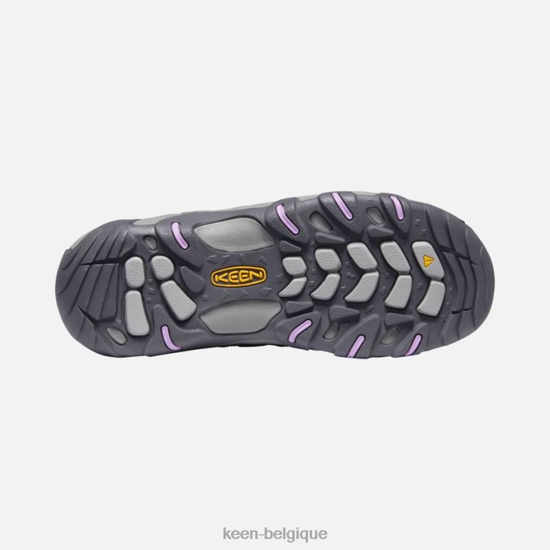 DLLD6165 Keen chaussure imperméable Koven gris acier-violet africain femmes