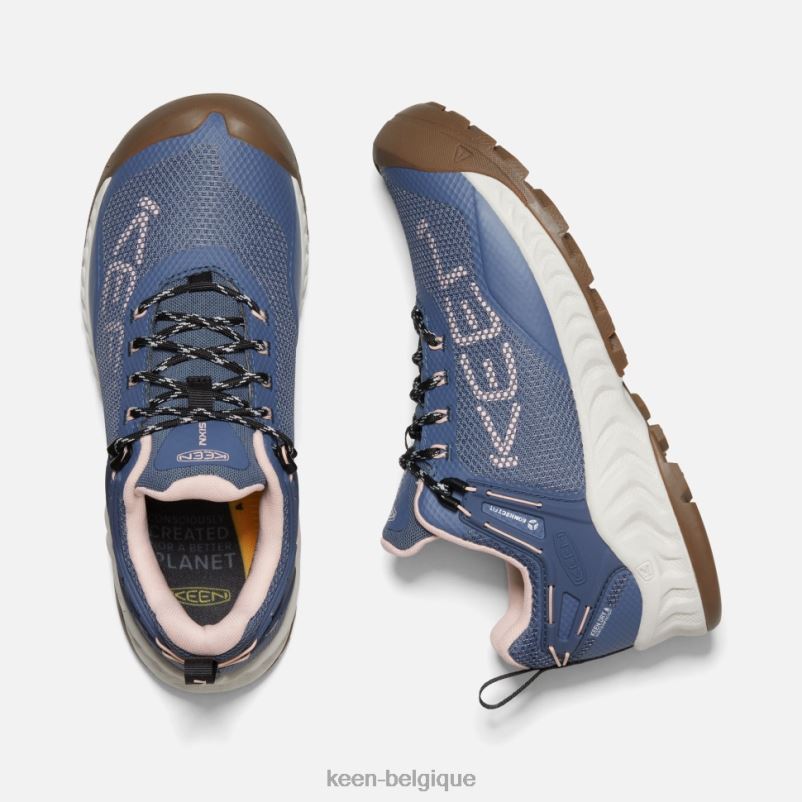 DLLD6326 Keen chaussure imperméable nxis evo vintage indigo-pêche vintage indigo-pêche vif femmes