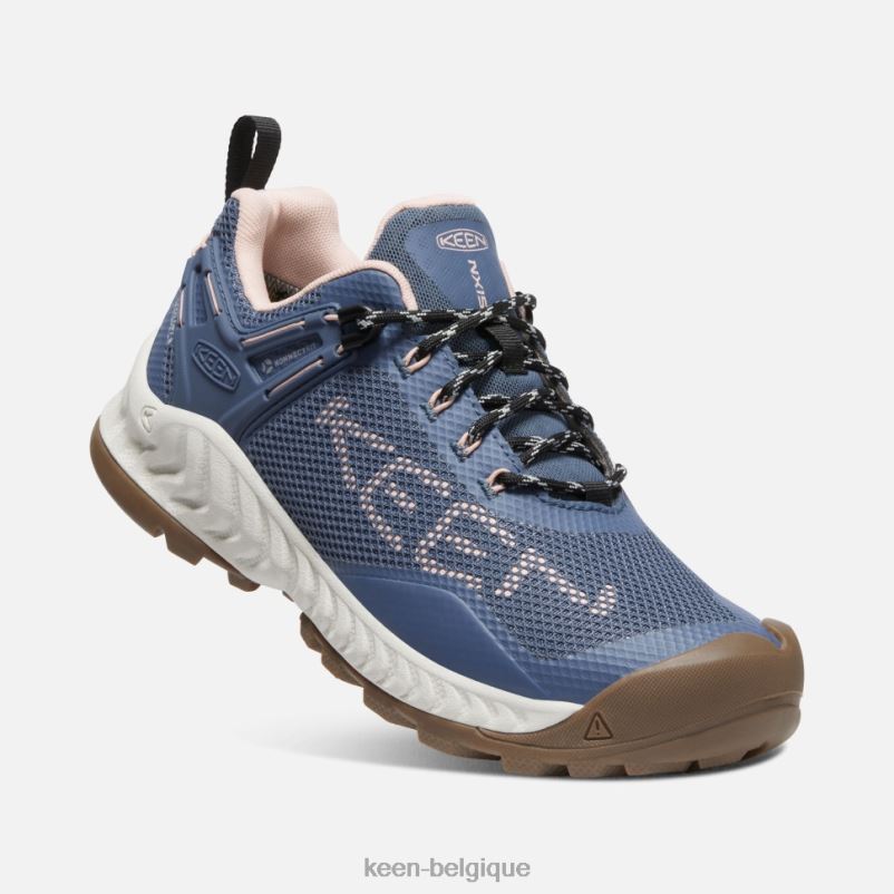 DLLD6326 Keen chaussure imperméable nxis evo vintage indigo-pêche vintage indigo-pêche vif femmes