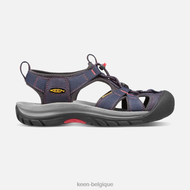 DLLD6110 Keen sandales venise h2 corail chaud marine de minuit femmes