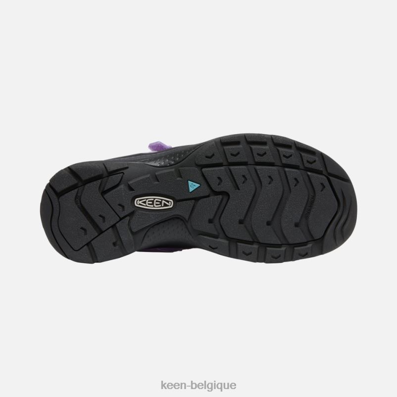 DLLD631 Keen sandales astoria west à bout ouvert Tye Dye-violet femmes
