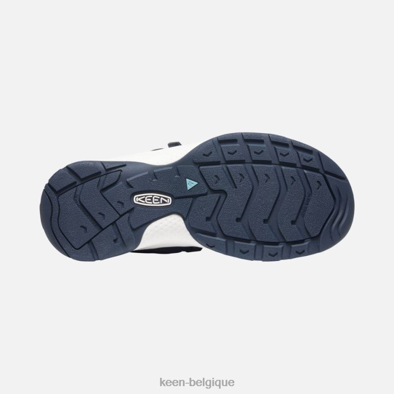 DLLD633 Keen sandales astoria west à bout ouvert nuits bleues-iris noir femmes