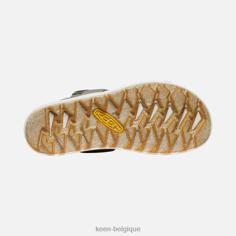 DLLD649 Keen elle - sandales décontractées à bride arrière olive poussiéreuse femmes