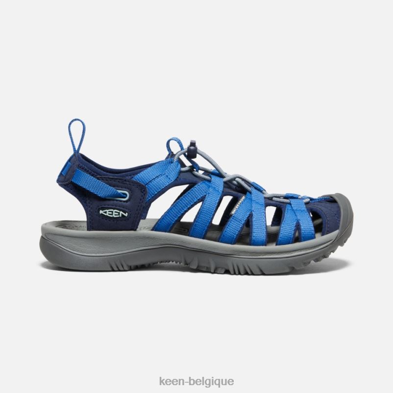 DLLD650 Keen chuchoter bleu profond-cobalt brillant femmes