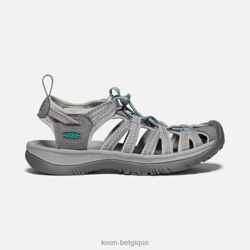 DLLD655 Keen chuchoter gris moyen-vert paon femmes