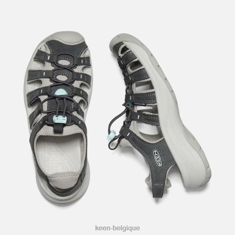 DLLD670 Keen sandale astoria west en cuir aimant-vapeur femmes