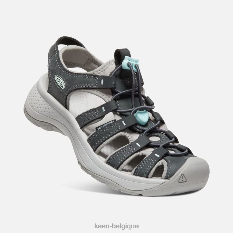 DLLD670 Keen sandale astoria west en cuir aimant-vapeur femmes