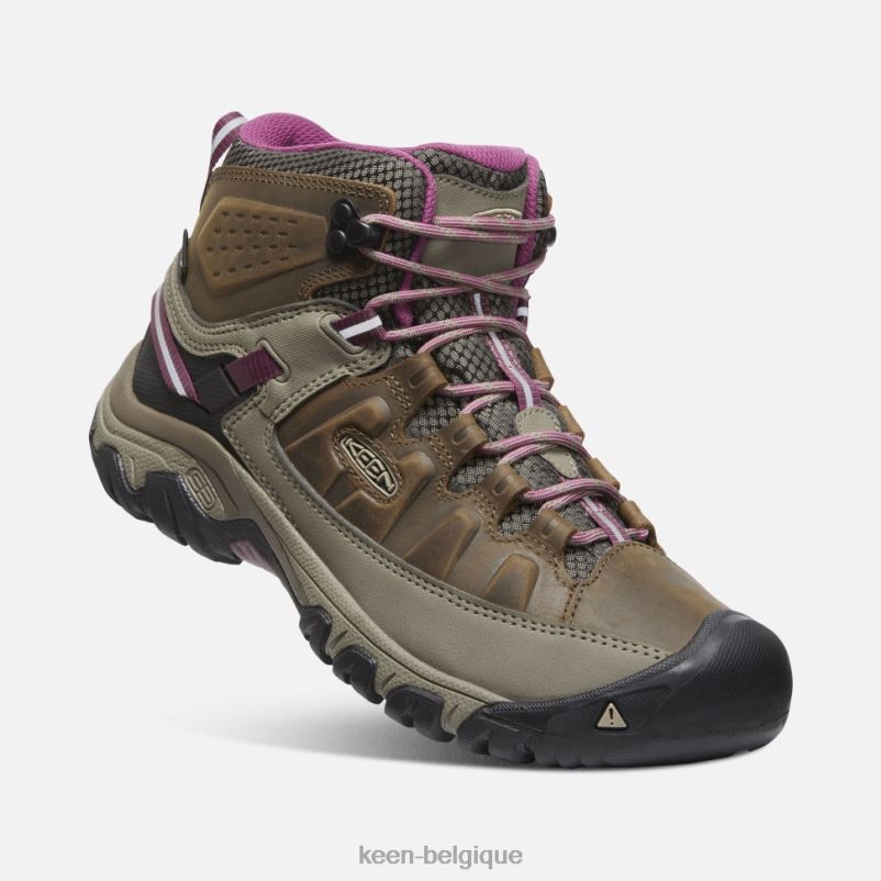 DLLD6363 Keen targhee iii imperméable mi baie de Boysen blanche femmes