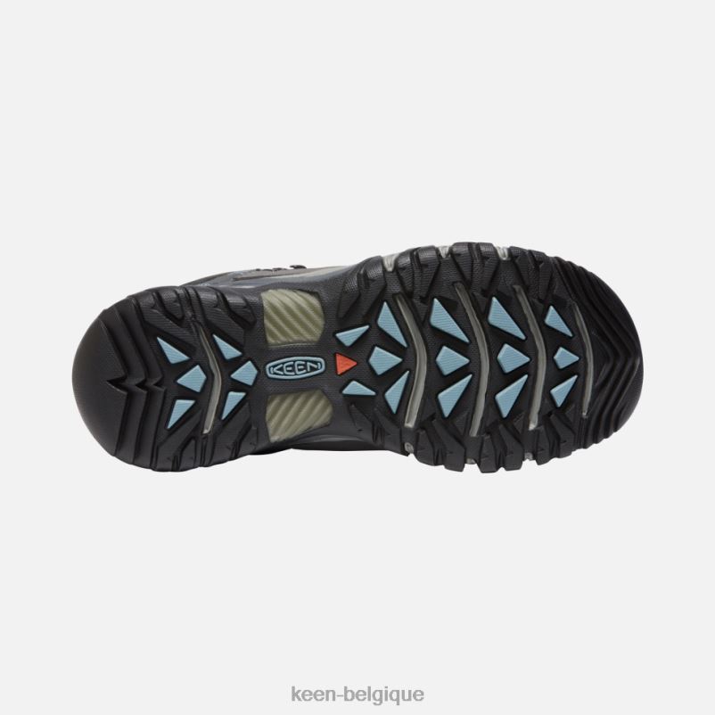 DLLD6316 Keen botte imperméable targhee iii large aimant-bleu atlantique femmes
