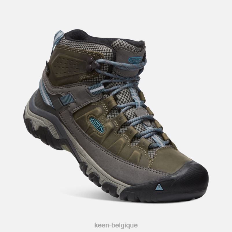 DLLD6316 Keen botte imperméable targhee iii large aimant-bleu atlantique femmes