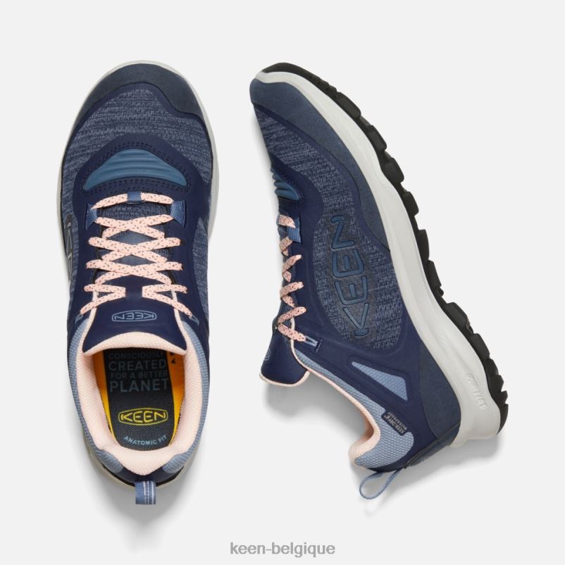 DLLD6343 Keen chaussure imperméable terradora flex vintage indigo-pêche vintage indigo-pêche vif femmes